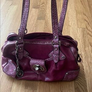 Vintage Y2K Pink Leather Women's Bag